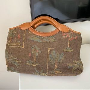 ⭐️CLEAR OUT Vintage Tommy Bahama Patterned Handbag